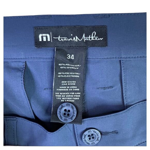 NWT! Travis Mathew Majestic X Player Pants Blue Golf Performance Stretch 40 - Picture 3 of 4